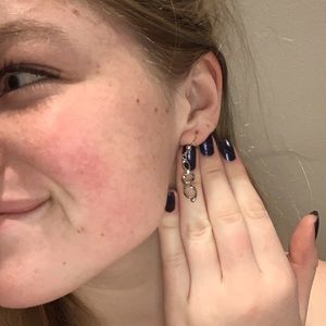 Sterling Silver Swirly Earrings